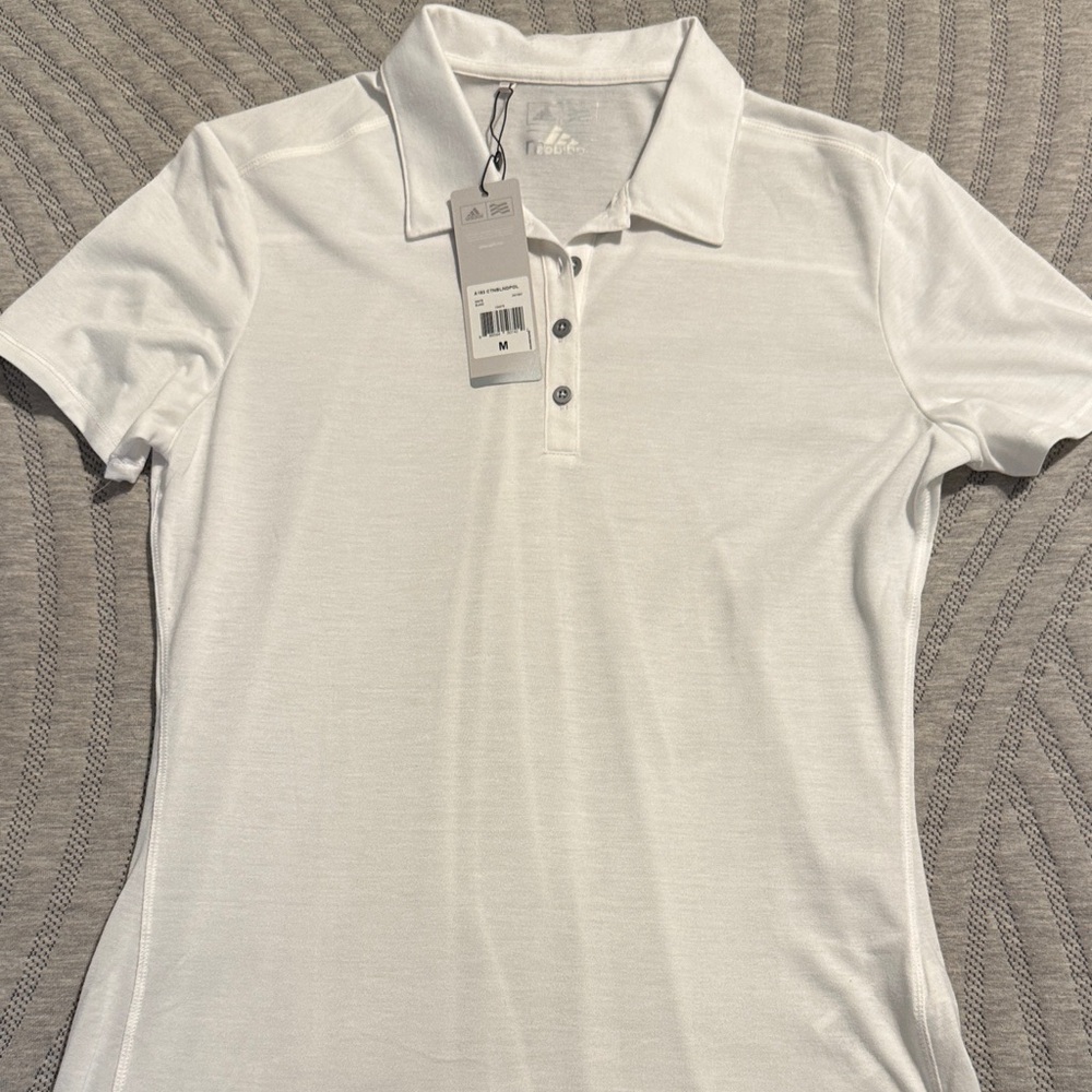 Adidas Women's White Polo Shirt